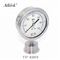 Stainless Steel 63mm bottom connect Oil filled Sanitary Type Pressure Gauge