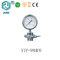 Stainless Steel Oil Filled Pressure Gauge 98mm Sanitary With Diaphragm Seal