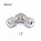 Compression Tube Fittings SS316 Union Elbow Connector Pipe Fitting