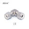 SS316 Stainless Steel Union Elbow Compression Pipe Fittings