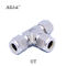 Forged High pressure fitting/natural gas Tee tube fitting