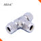 Forged High pressure fitting/natural gas Tee tube fitting