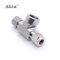 OD Gas Compression Stainless Steel Tube Fittings 12mm 10mm 8mm 6mm Tee Shaped