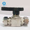 10000psig  1&quot; AFK Stainless Steel Ball Valve Special Ferrule SS304 PTFE