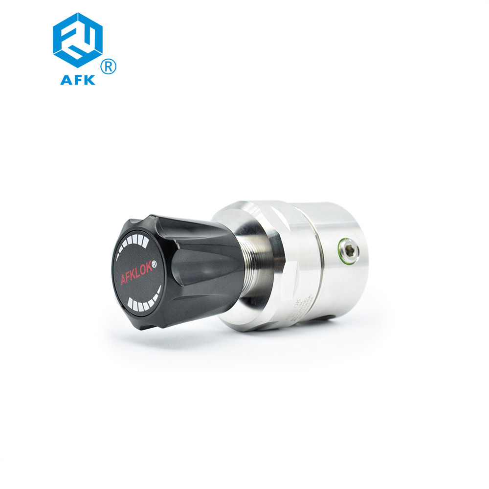 R12 Stainless Steel Air Pressure Regulator Industrial For Co2 Argon Hydrogen Oxygen
