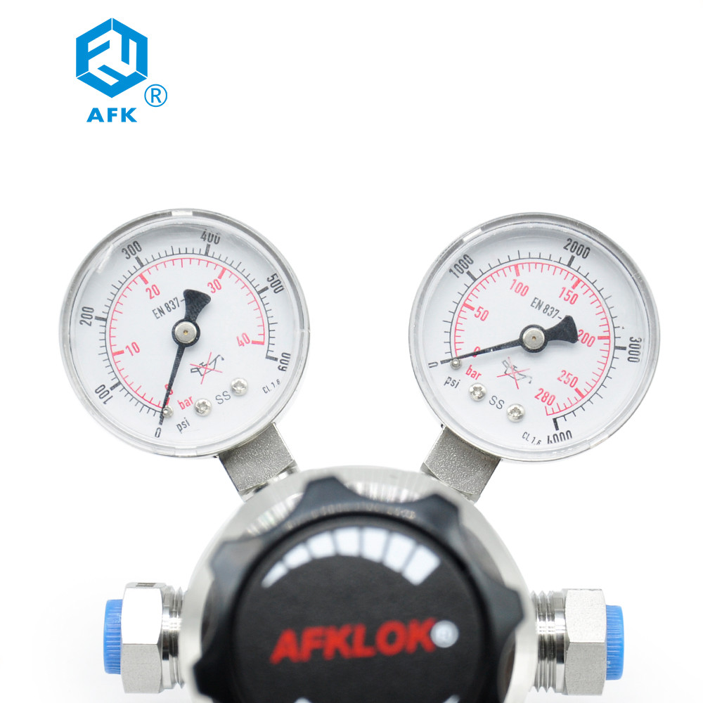 4000psi High Pressure Regulator Nitrogen Oxygen CO2 Adjustable SS Air