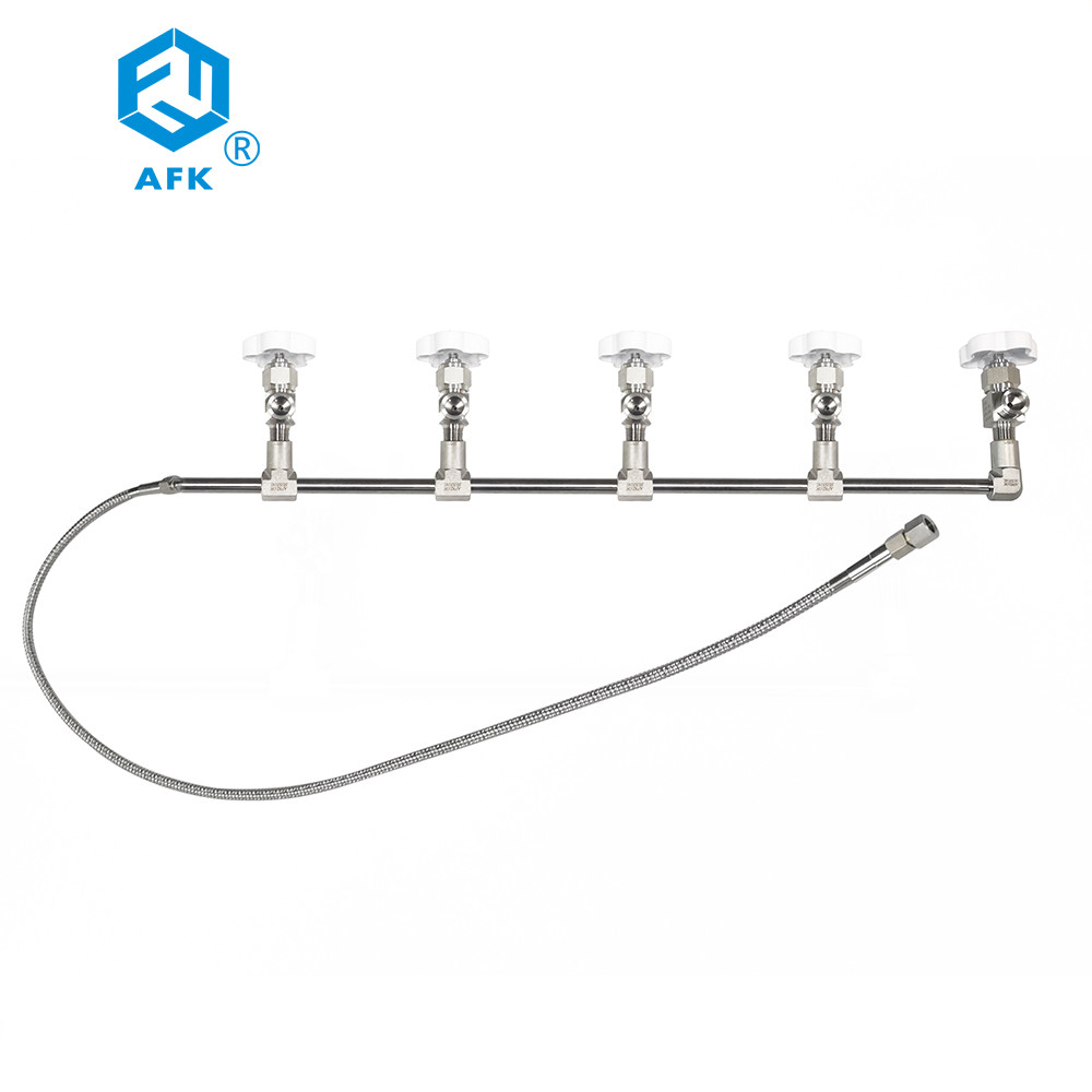 3000psi Automatic Switchover Manifold Stainless Steel Argon Gas Manifold