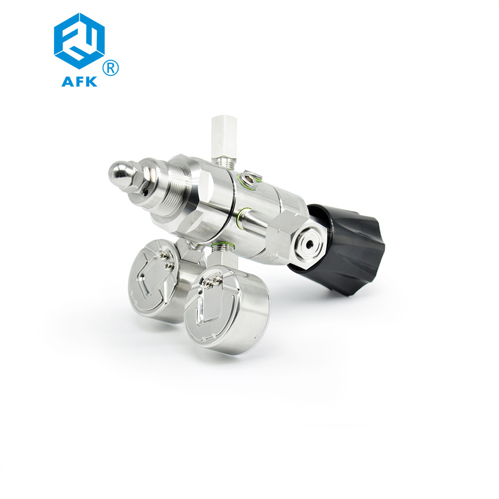 Stainless Steel High Pressure Air Regulator Two Stage Pressure