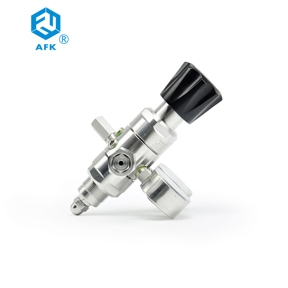 Stainless Steel High Pressure Air Regulator Two Stage Pressure