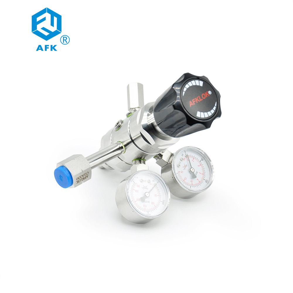 Stainless Steel High Pressure Air Regulator Two Stage Pressure