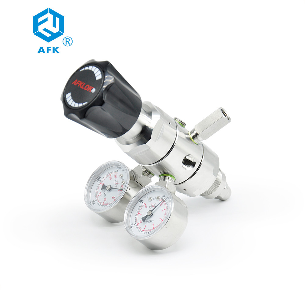 Stainless Steel High Pressure Air Regulator Two Stage Pressure