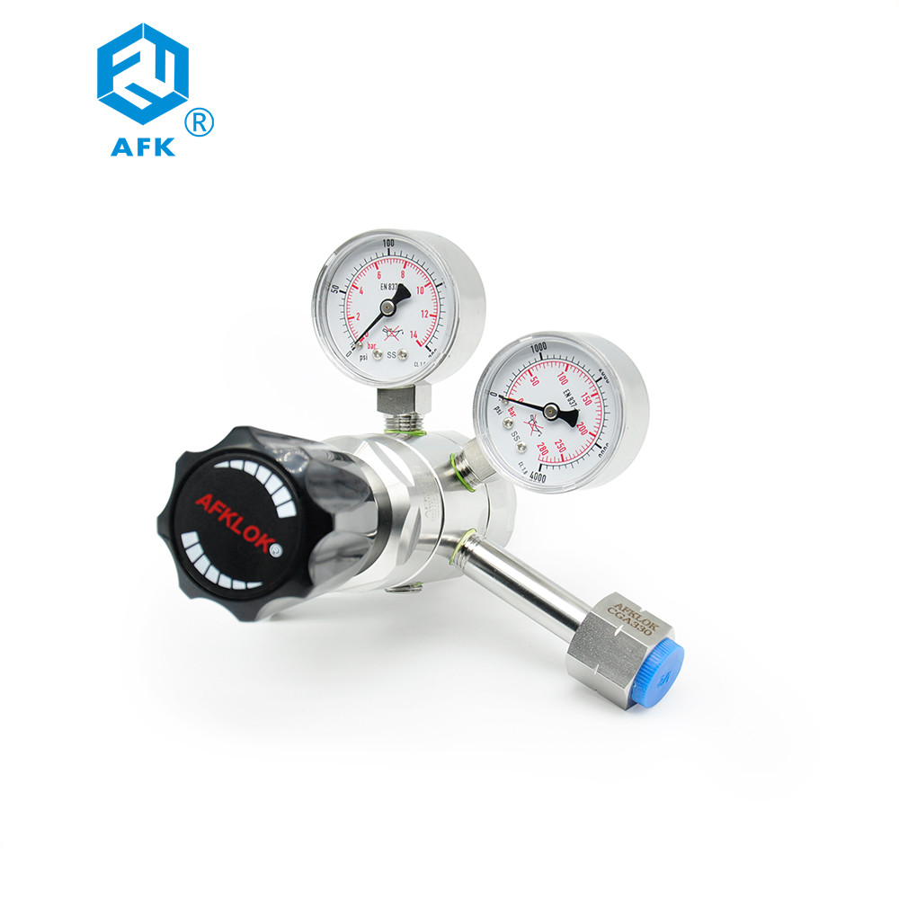 Stainless Steel High Pressure Air Regulator Two Stage Pressure