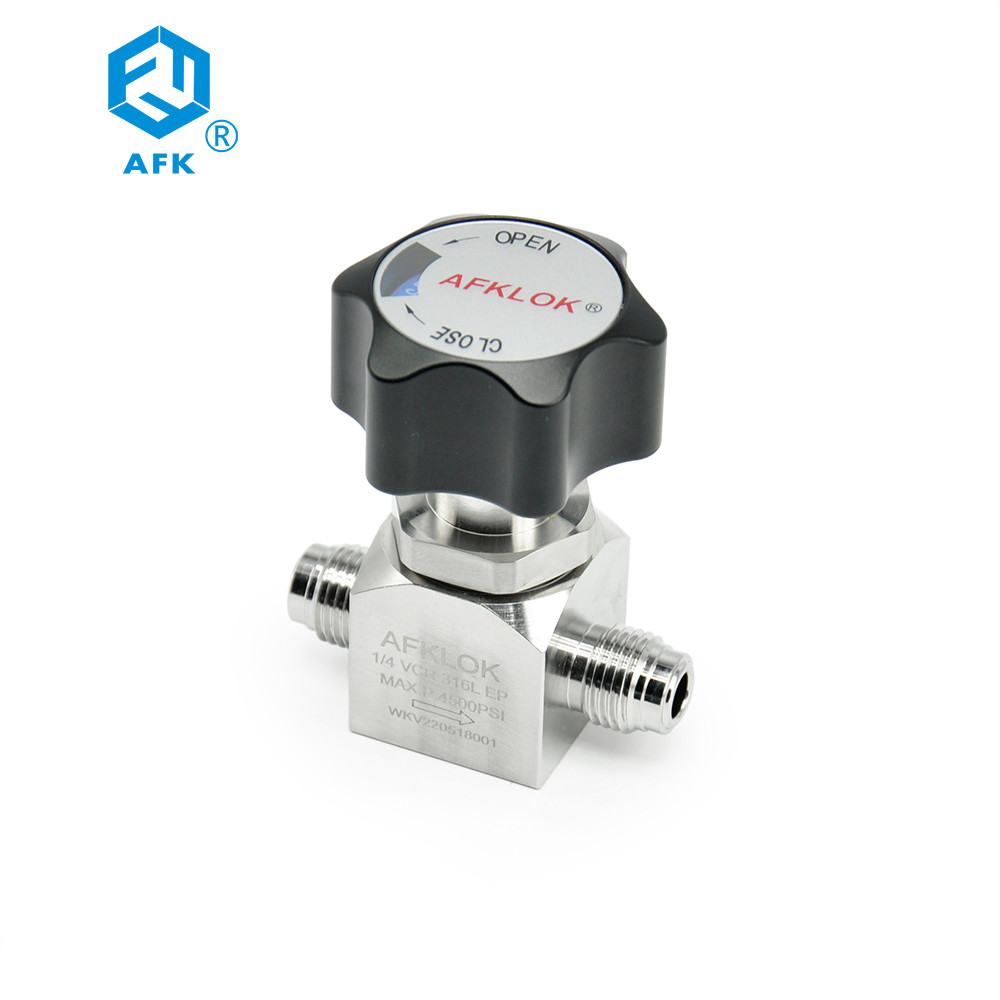 EP Grade Straight Through Diaphragm Valve SS316 Ultrahigh Purity Manual