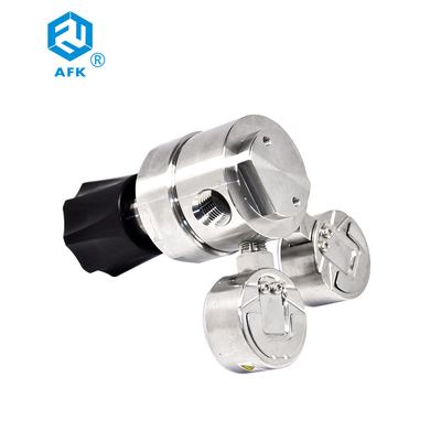 AFK R12 3000psi Nitrogen Gas Pressure Regulator Hydrogen With Gauge CV 1.0