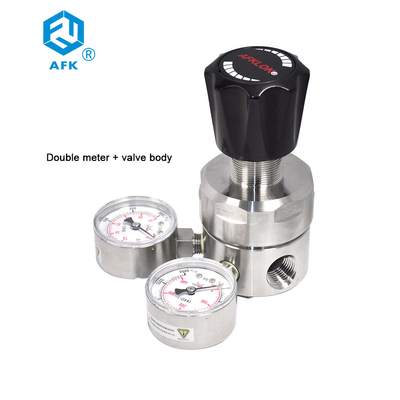 AFK R12 3000psi Nitrogen Gas Pressure Regulator Hydrogen With Gauge CV 1.0