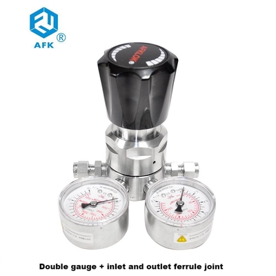 AFK High Flow Stainless Steel Pressure Regulator Oxyen Acetlene Co2 Gas