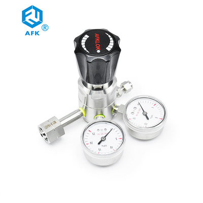 AFK High Pressure Stainless Steel Pressure Regulator Precision 25Mpa For Nitrous Oxide