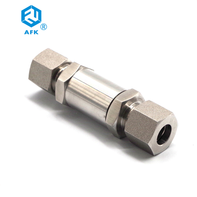 Stainless Steel 316 Air Compressor Valve NPT Thread OD Connection Type