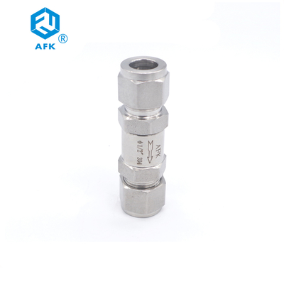 Silver NPT Air Compressor Check Valve Stainless Steel 3000psi - 6000psi