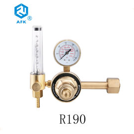 R190 Brass Pressure Regulator With Flow Meter Outlet Connection M16-1.5RH