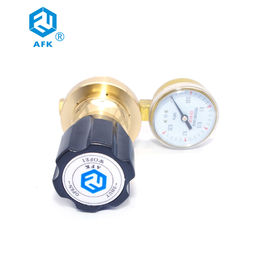 2.5 Mpa Brass Pressure Regulator Single Stage With 2" Diaphragm One Gauge
