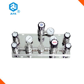 High Pressure Gas Control Panel With Diaphragm , 3000Psig Oxygen Control Panel