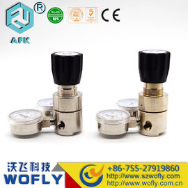 Chemical Lab Laboratory Female Connection End 70 bar Outlet Helium gas regulator for Helium Bottle