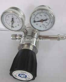 oxygen gas two stage cylinder pressure regulator with gauge
