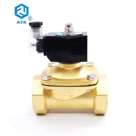 Brass 1-1/4" inch 110v ac 12 inch natural gas solenoid valve