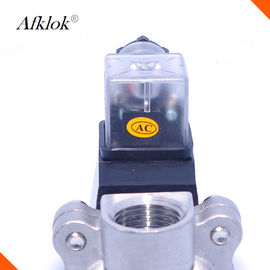 Stainless Steel Normally Closed 1/2 Inch Natural Gas Solenoid Valve 110V AC