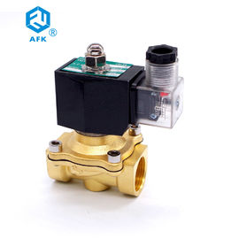 Brass 1/2 220 Volt Gas Detector Solenoid 2T-50 High Temperature With Flange