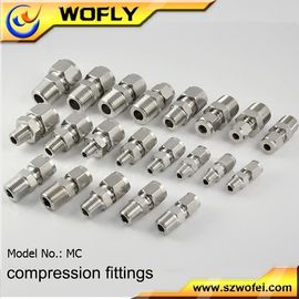 Natural Gas Hydraulic Pipe Fittings High Pressure With NPT Threaded Connector