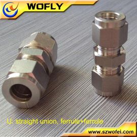 1/4" To 3/8" Stainless Steel Tube Fittings For Oil And Gas Long Lifespan