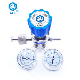 CGA540 Oxygen Stainless Steel Pressure Regulator Thread Type With Two Manometers