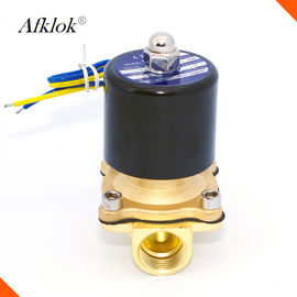2/2 Solenoid Operated Water Valve , 2 Inch Electric Water Valve With NPT Thread