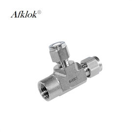 SS 316 Large Diameter Stainless Steel Tube 3000 Psi Three Way Connector Tee Fittings