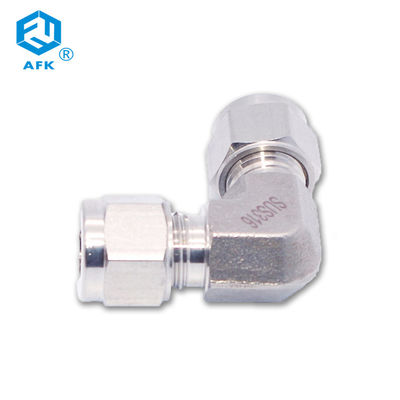 SS316 Double Ferrule Threaded Pipe Fitting Elbow 3000Psi