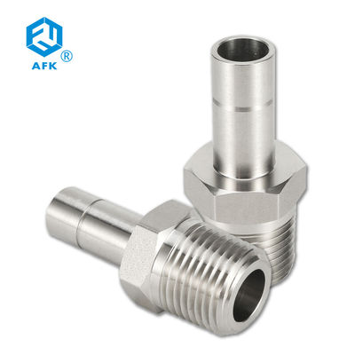 Hexagon AFK Stainless Steel Gas Adapter 1/4 Inch Forged