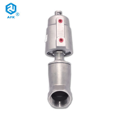 1.5 inch Stainless Steel Pneumatic Angle Valve Actuator Control Valve