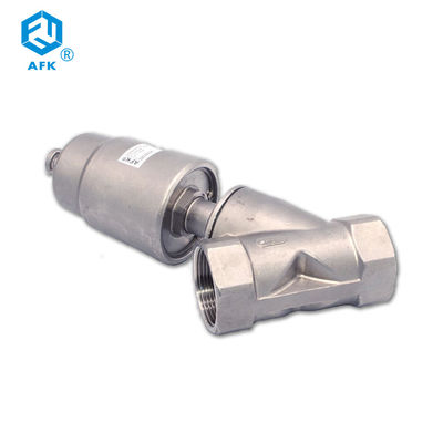 1.5 inch Stainless Steel Pneumatic Angle Valve Actuator Control Valve