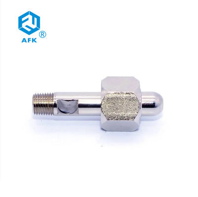 Hexagon DIN477 BS341 CGA Gas Cylinder Adapter 316 Male Thread