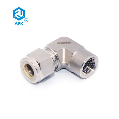 AFK GB Hexagon Female Elbow Pipe Fitting Connector 8mm SS316 Forged