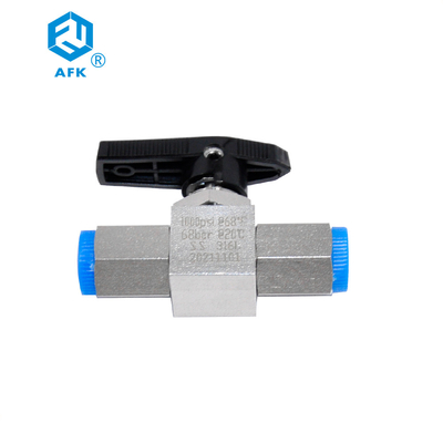 3000PSI Threaded Stainless Steel Ball Valve 1/4" NPT AFK SUS316 Two Way