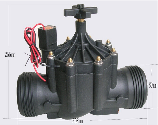 Irrigation Solenoid 12v 24 volt 80mm Water Flange 3 inch Solenoid Valve