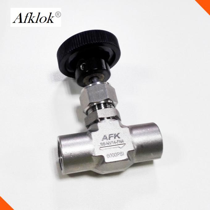 High Temp Durable Stainless Steel Ball Valve With Flow Meter 3/8 NPT