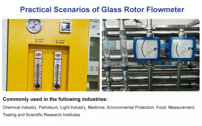 O2 Rotameter 240 lpm Oxygen Flowmeter Gas Rotary Float Rotameter OEM
