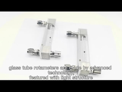 Accurate Air Oxygen Nitrogen Flowmeter Rotameter LCD Display 30-300 LPM Rotamter