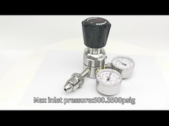 Co2 Gas Regulator High Pressure Gas Connector Co2 Regulator Outlet Nitrogen Pressure Regulator