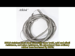 1/4 NPTF Oxygen Cylinder Filling Flexible with Female Thread Connection Type